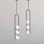 Evelaris Modern Minimalist Nordic Art Metal Glass Pendant Lamp - Lamp Outdoor