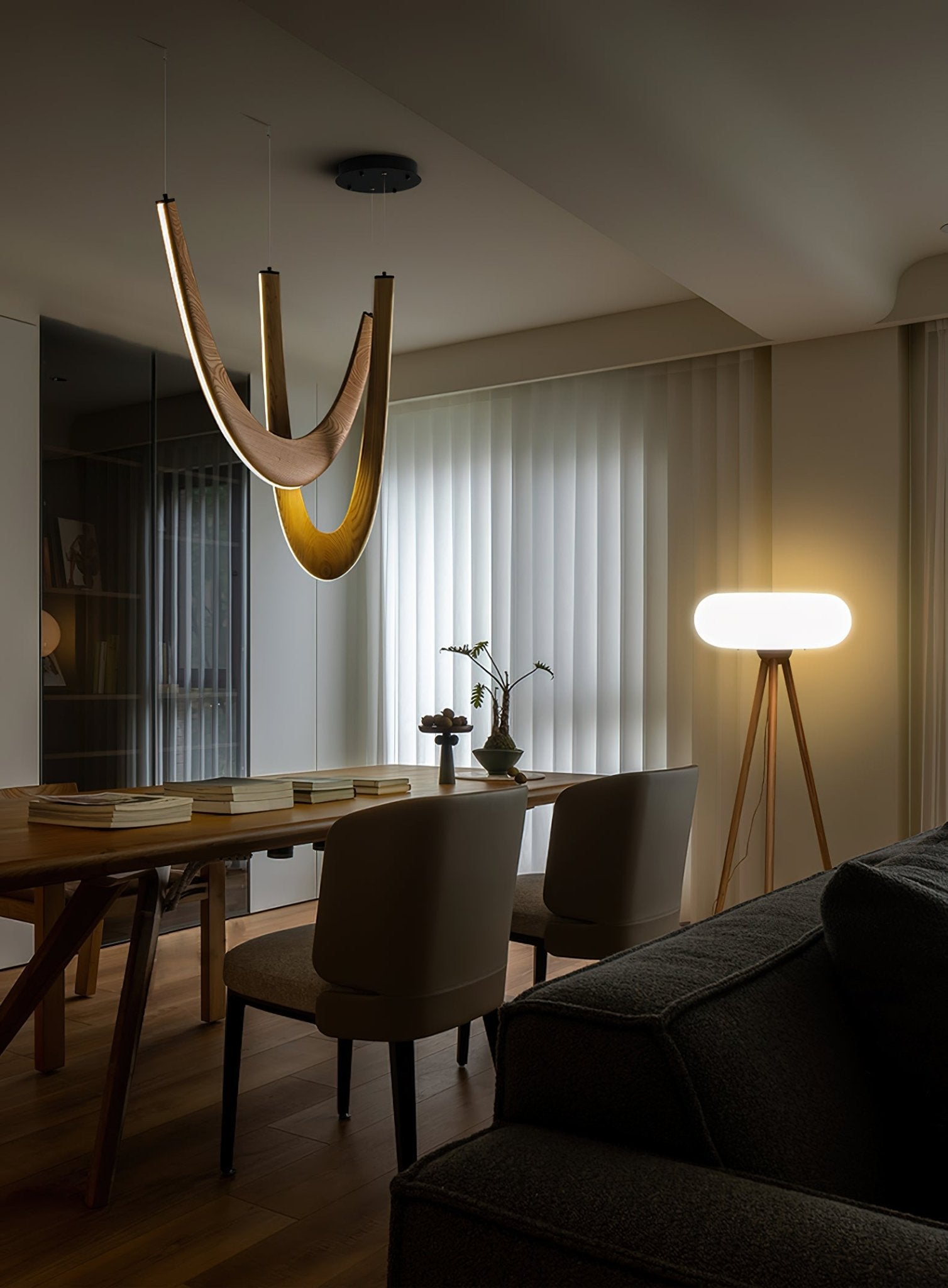 U Wooden Pendant Lamp - Lamp Outdoor