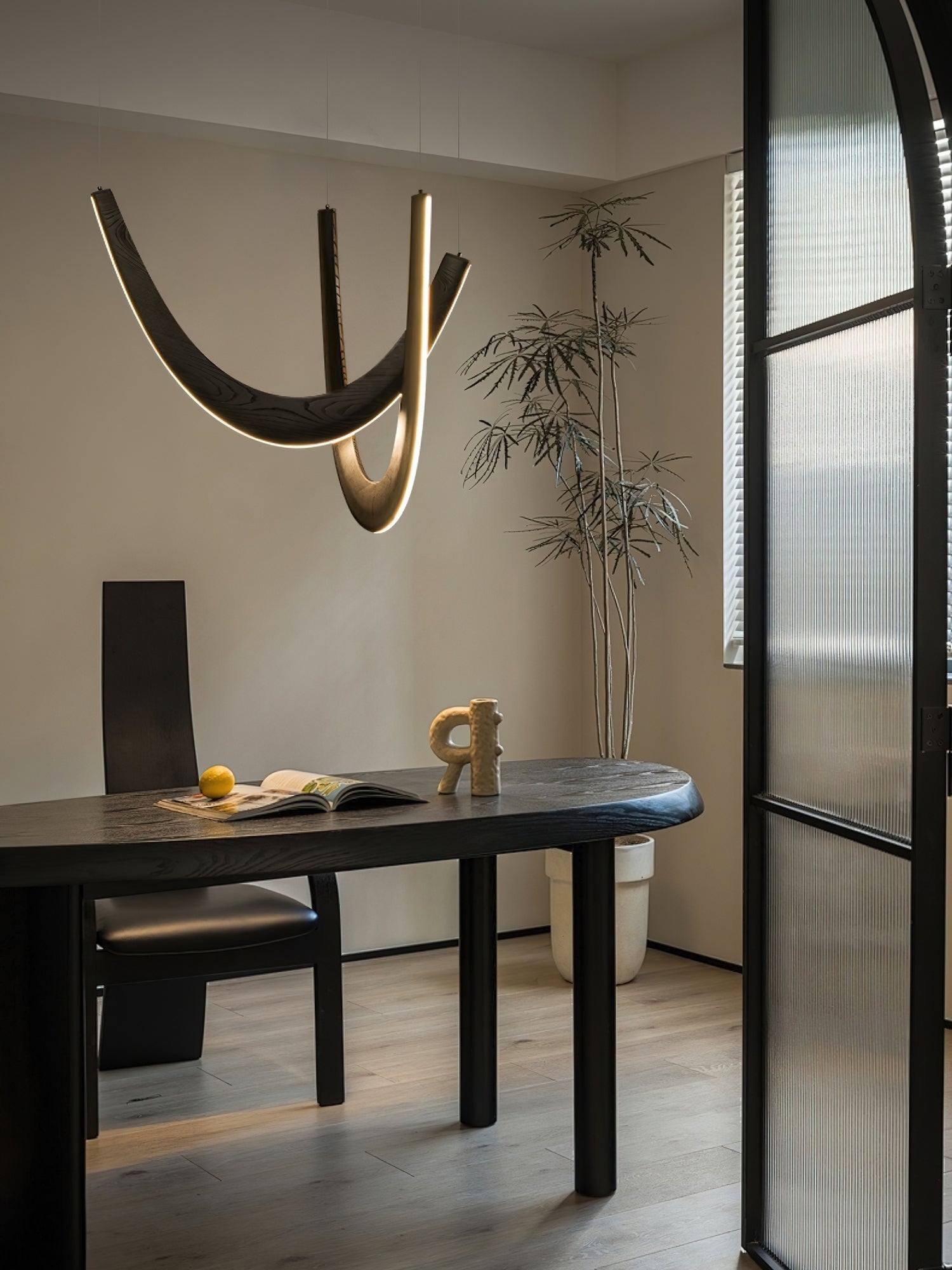 U Wooden Pendant Lamp - Lamp Outdoor