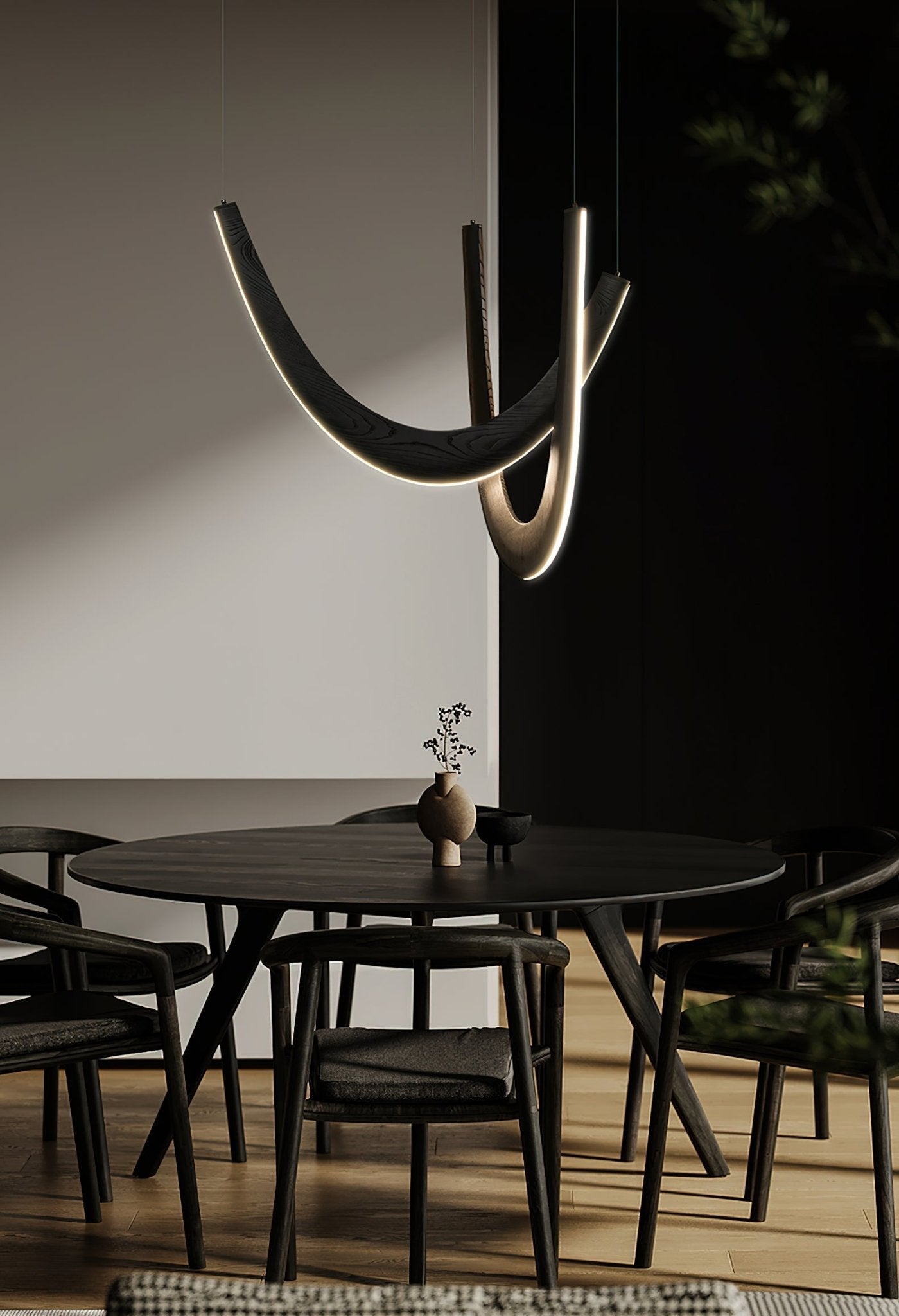 U Wooden Pendant Lamp - Lamp Outdoor