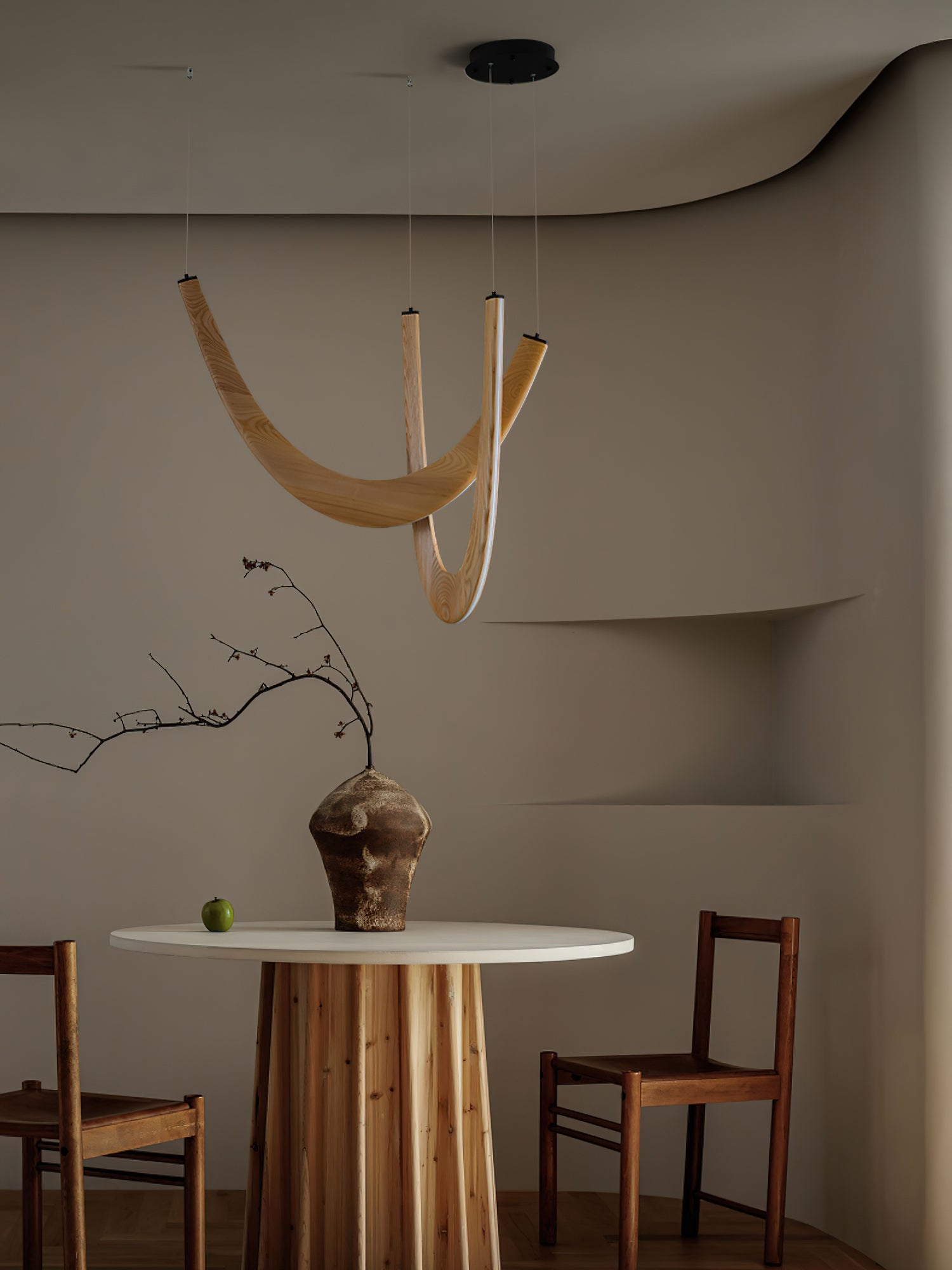 U Wooden Pendant Lamp - Lamp Outdoor