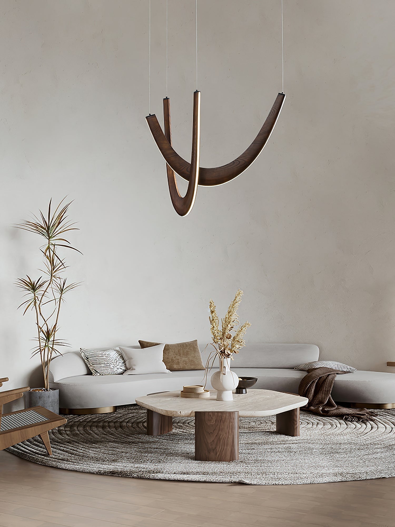 U Wooden Pendant Lamp - Lamp Outdoor