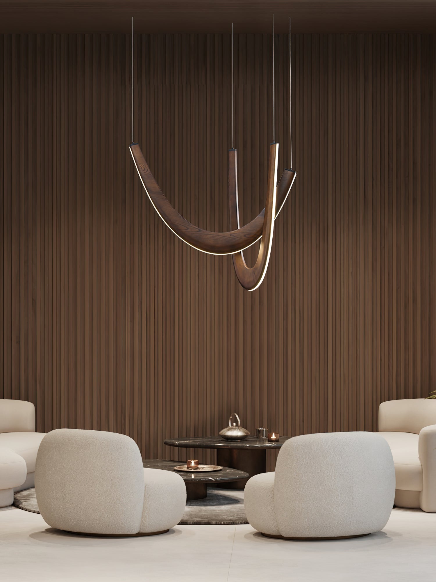 U Wooden Pendant Lamp - Lamp Outdoor