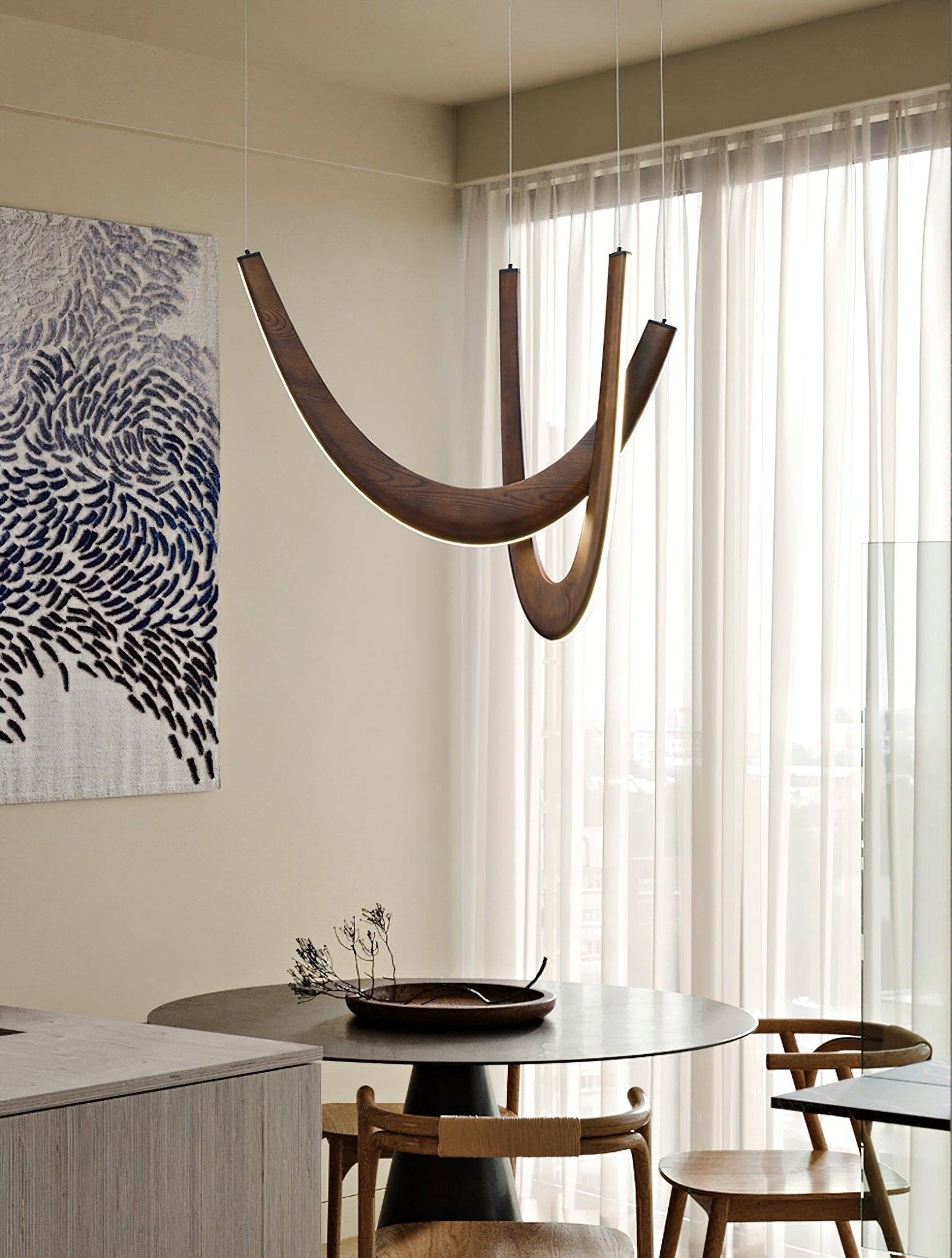 U Wooden Pendant Lamp - Lamp Outdoor