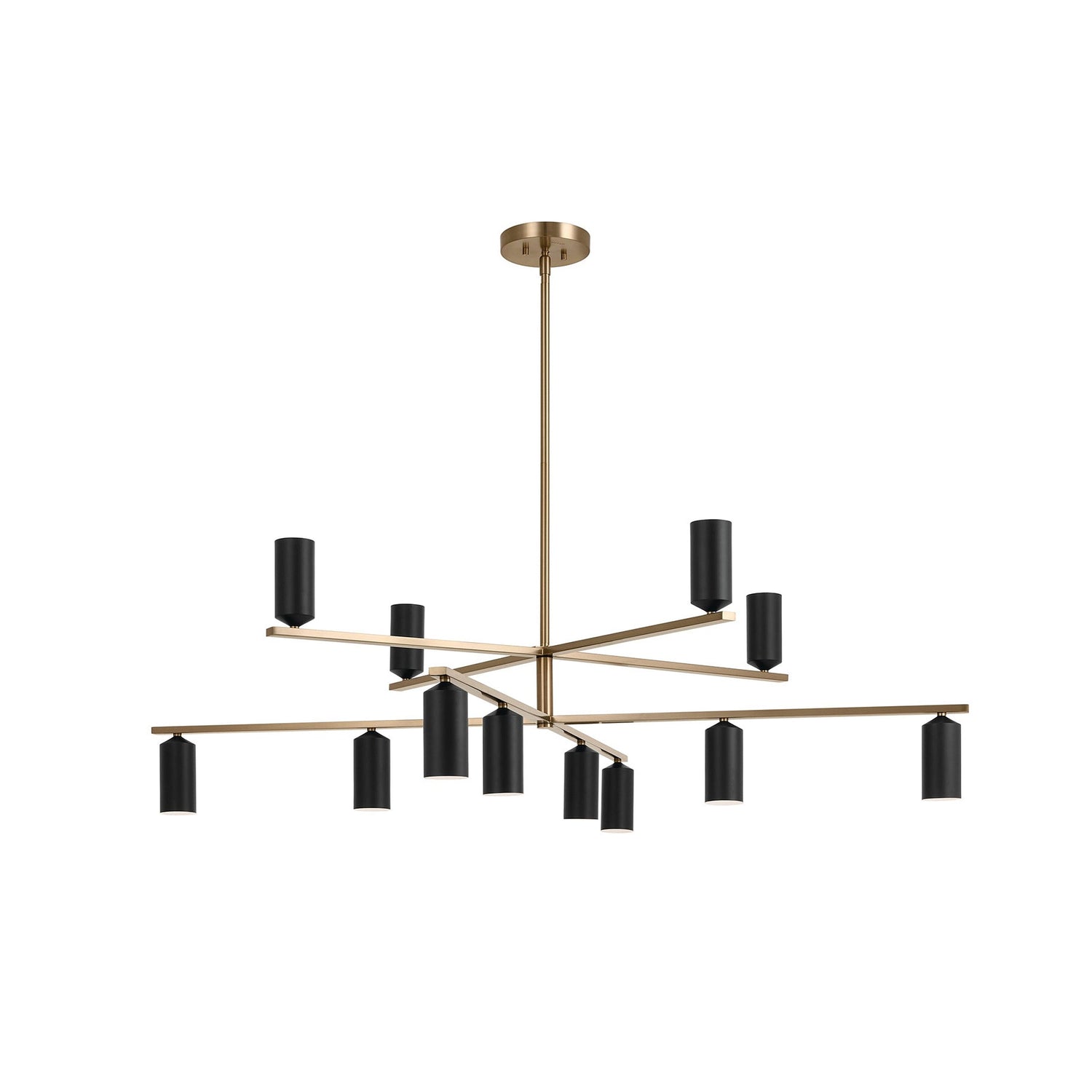 Ulrich Contemporary Brass Chandelier