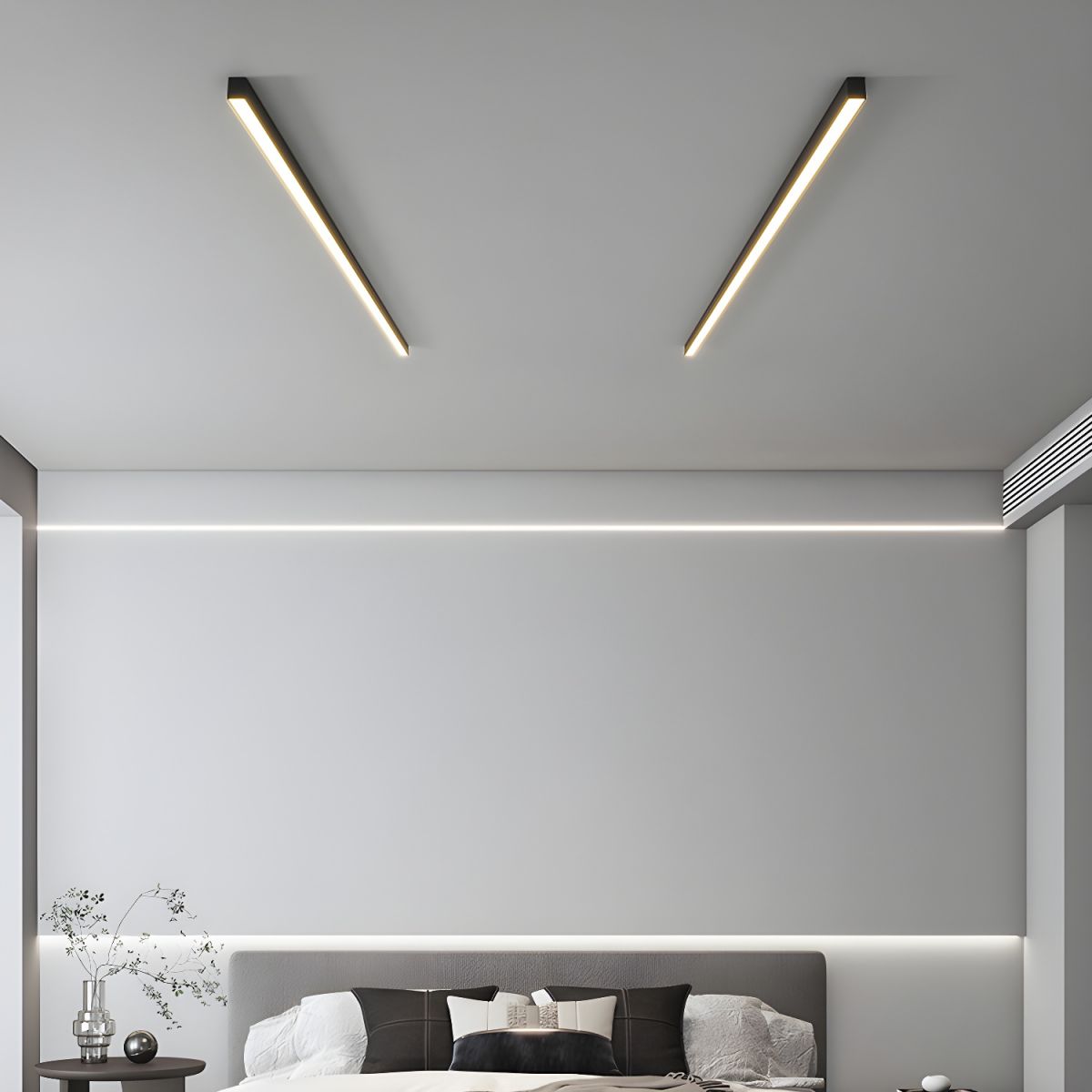 Ultra Slim Linear Ceiling Light - Lamp Outdoor