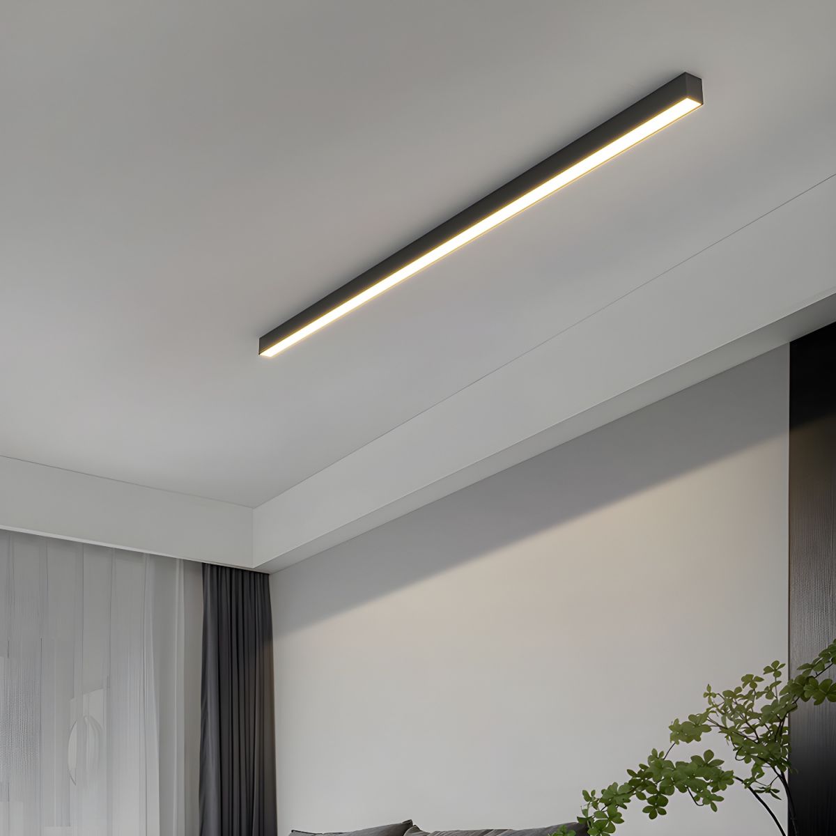 Ultra Slim Linear Ceiling Light - Lamp Outdoor