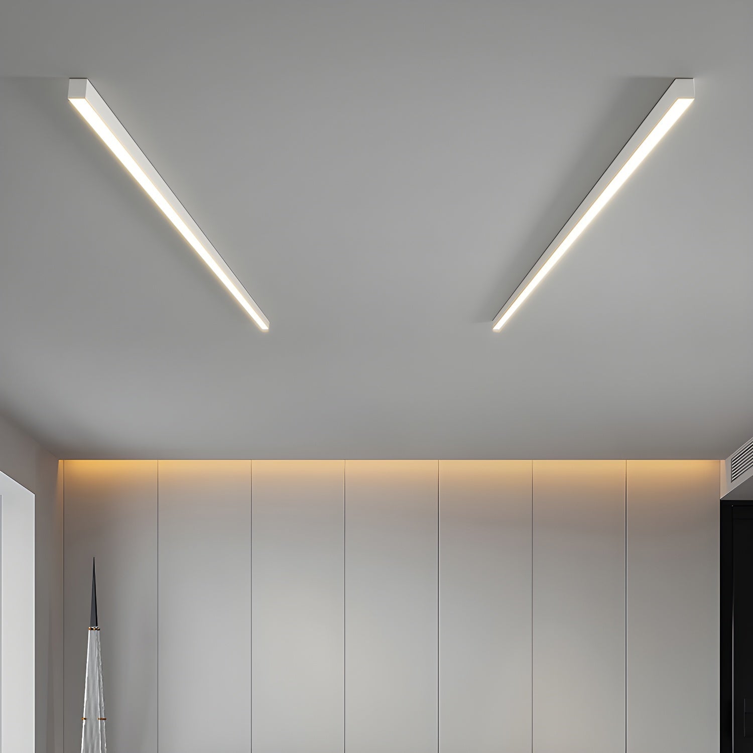 Ultra Slim Linear Ceiling Light - Lamp Outdoor