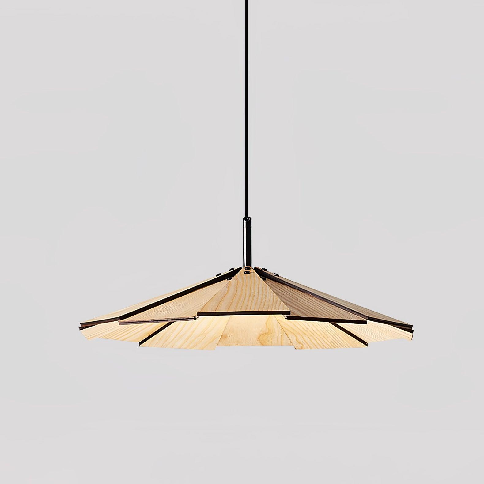 Umbrella Wooden Pendant Light - Lamp Outdoor