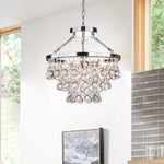 Avelis Postmodern Luxury Unique Tiered Crystal Chandelier - Lamp Outdoor