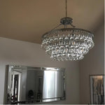 Avelis Postmodern Luxury Unique Tiered Crystal Chandelier - Lamp Outdoor