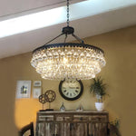 Avelis Postmodern Luxury Unique Tiered Crystal Chandelier - Lamp Outdoor