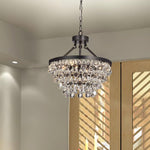 Avelis Postmodern Luxury Unique Tiered Crystal Chandelier - Lamp Outdoor