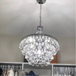 Avelis Postmodern Luxury Unique Tiered Crystal Chandelier - Lamp Outdoor