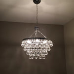 Avelis Postmodern Luxury Unique Tiered Crystal Chandelier - Lamp Outdoor