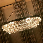 Avelis Postmodern Luxury Unique Tiered Crystal Chandelier - Lamp Outdoor