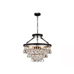Avelis Postmodern Luxury Unique Tiered Crystal Chandelier - Lamp Outdoor