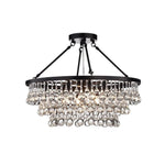 Avelis Postmodern Luxury Unique Tiered Crystal Chandelier - Lamp Outdoor