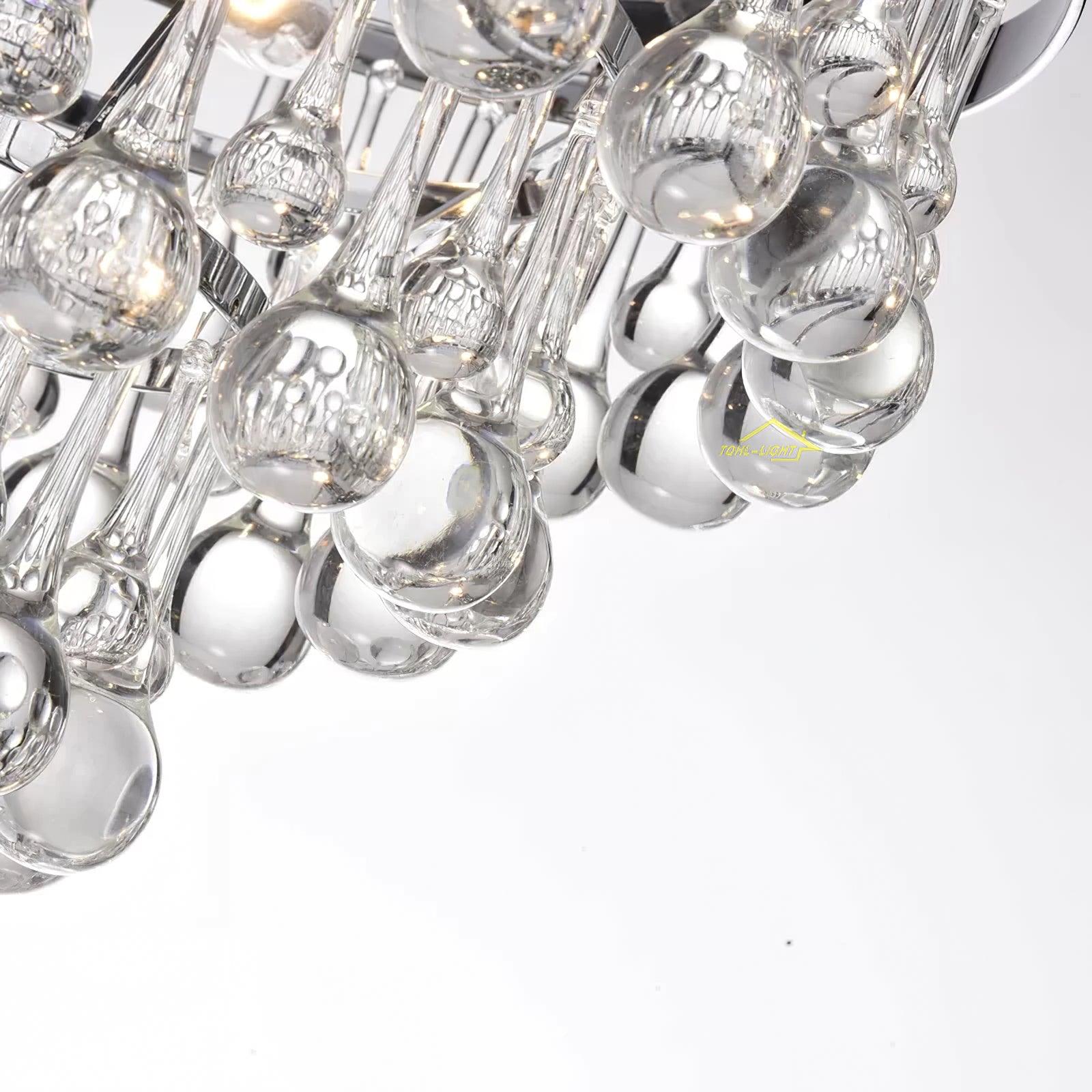 Avelis Postmodern Luxury Unique Tiered Crystal Chandelier - Lamp Outdoor