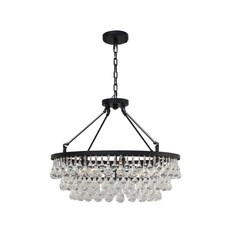 Avelis Postmodern Luxury Unique Tiered Crystal Chandelier - Lamp Outdoor