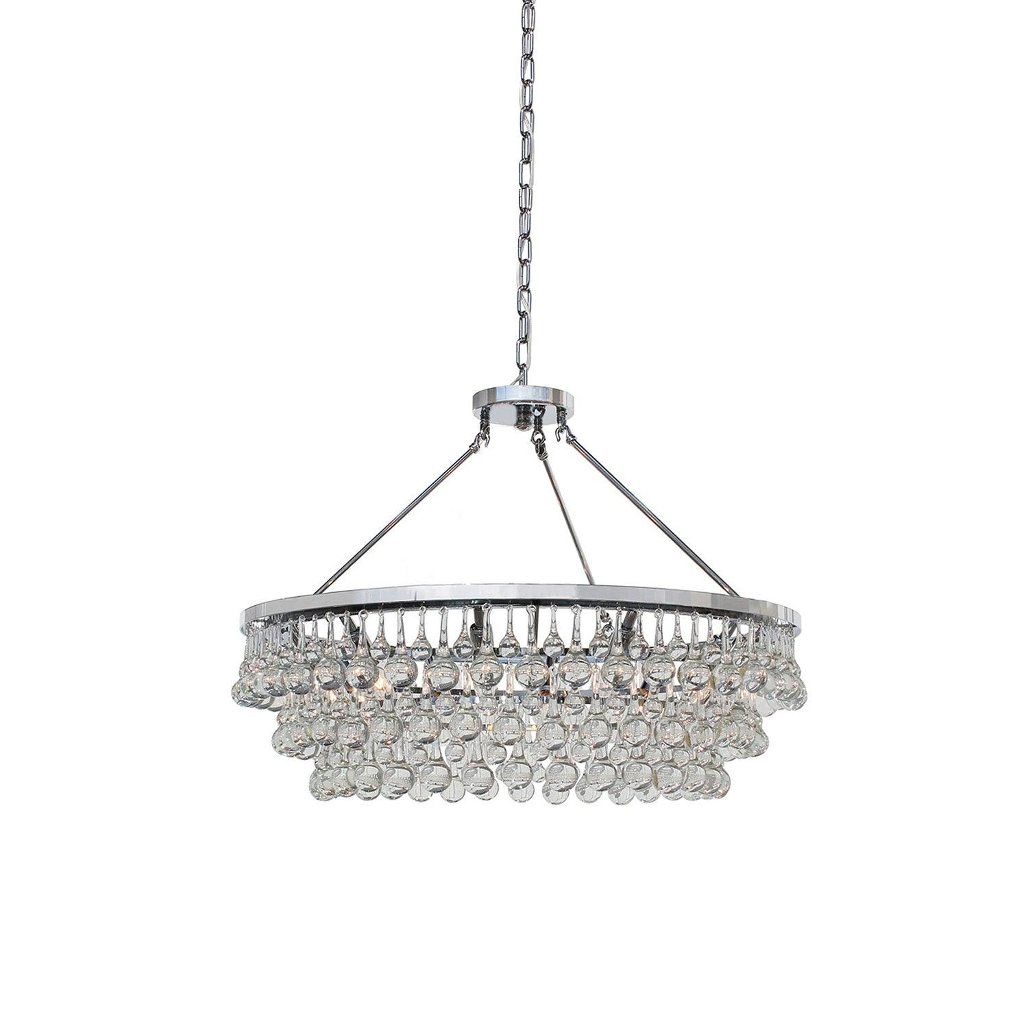 Avelis Postmodern Luxury Unique Tiered Crystal Chandelier - Lamp Outdoor