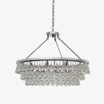 Avelis Postmodern Luxury Unique Tiered Crystal Chandelier - Lamp Outdoor