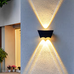 Creative Up and Down Lighting LED Waterproof Black Wall Washer Lights - Lamp Outdoor