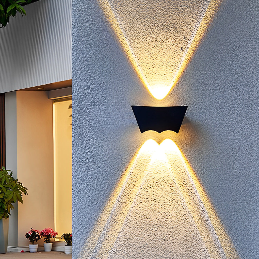 Creative Up and Down Lighting LED Waterproof Black Wall Washer Lights - Lamp Outdoor