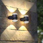 Round Up and Dawn Light LED Waterproof Black Outdoor Wall Washer Lights - Lamp Outdoor
