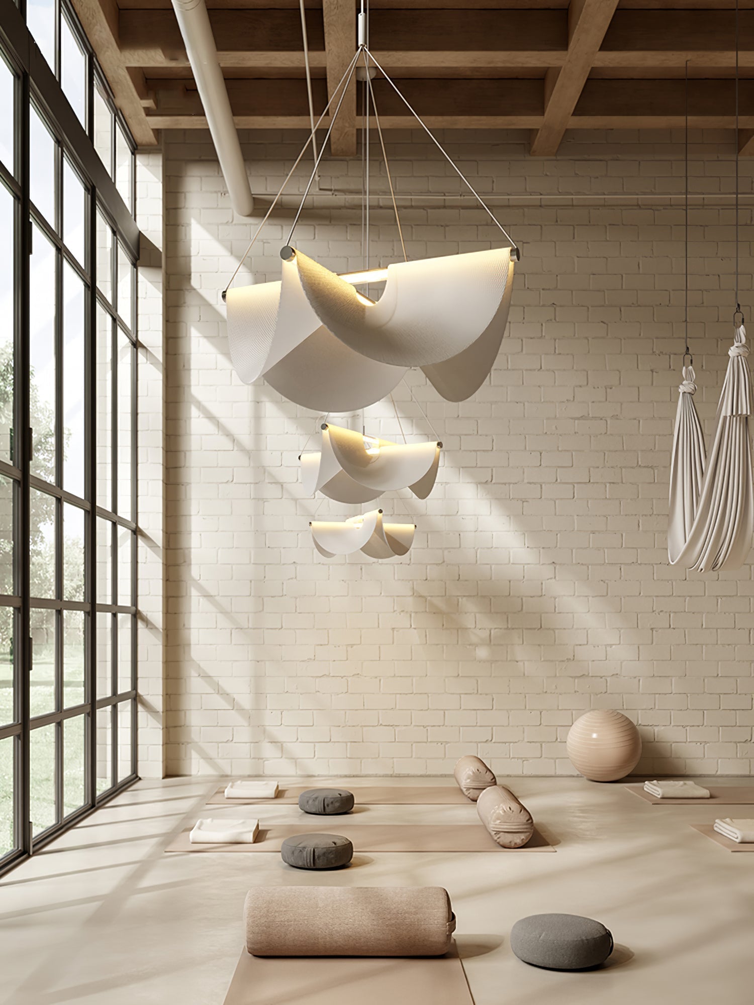 Vaelora Ribbon Pendant Lamp - Lamp Outdoor