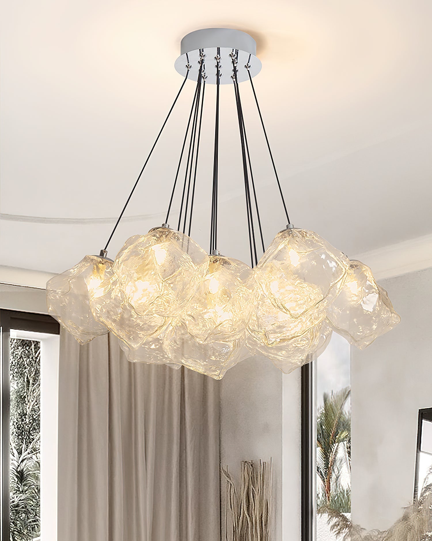 Aurora Chandelier Ice Sparkling - Lamp Outdoor