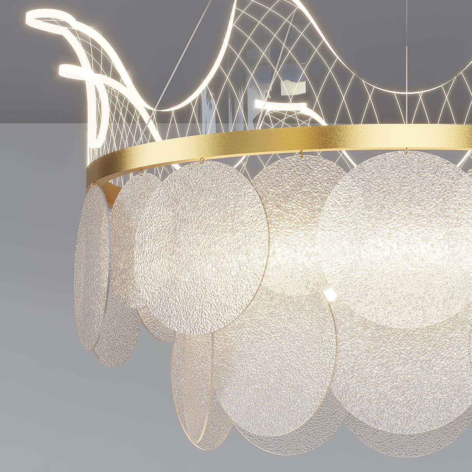 Vivian Luxury Metal Chandelier - Lamp Outdoor