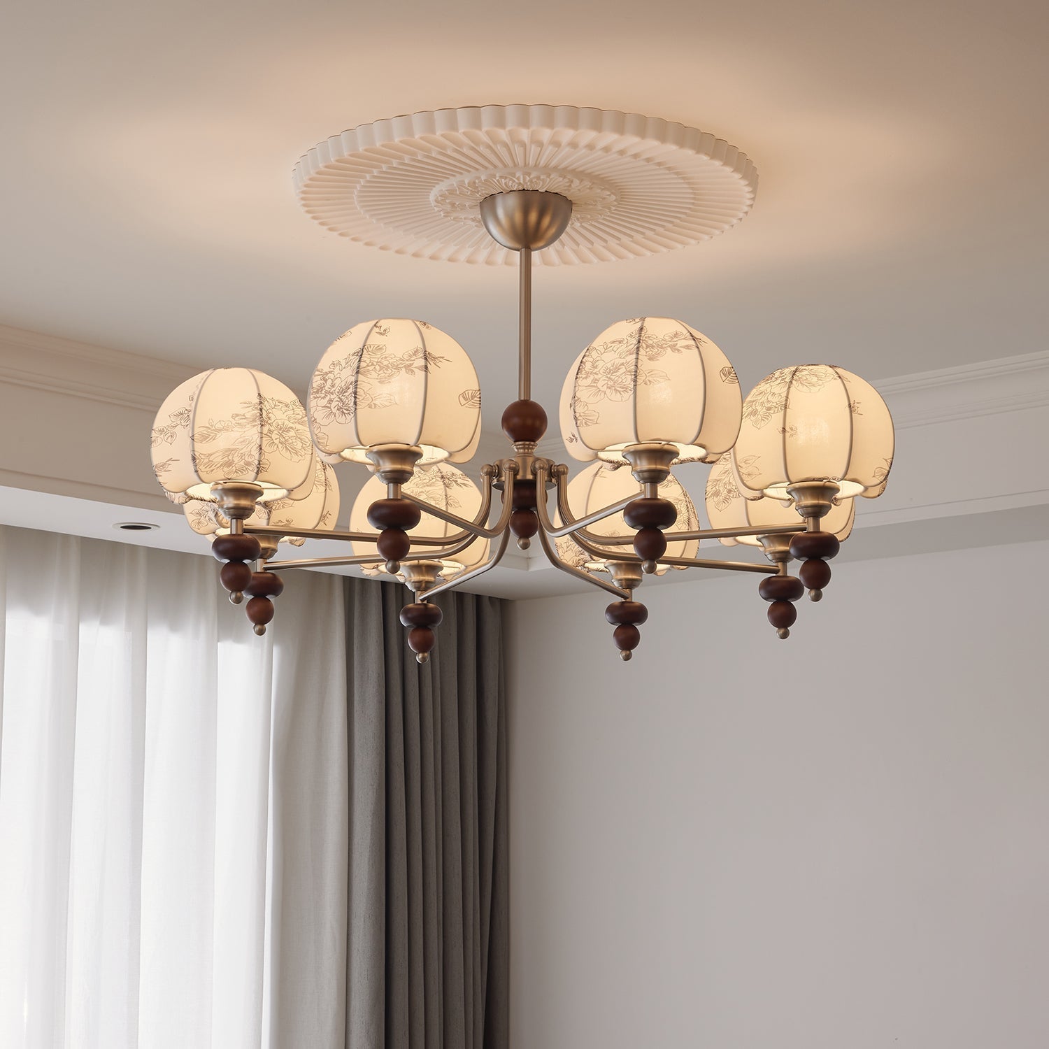 Velvet Petal Chandelier - Lamp Outdoor