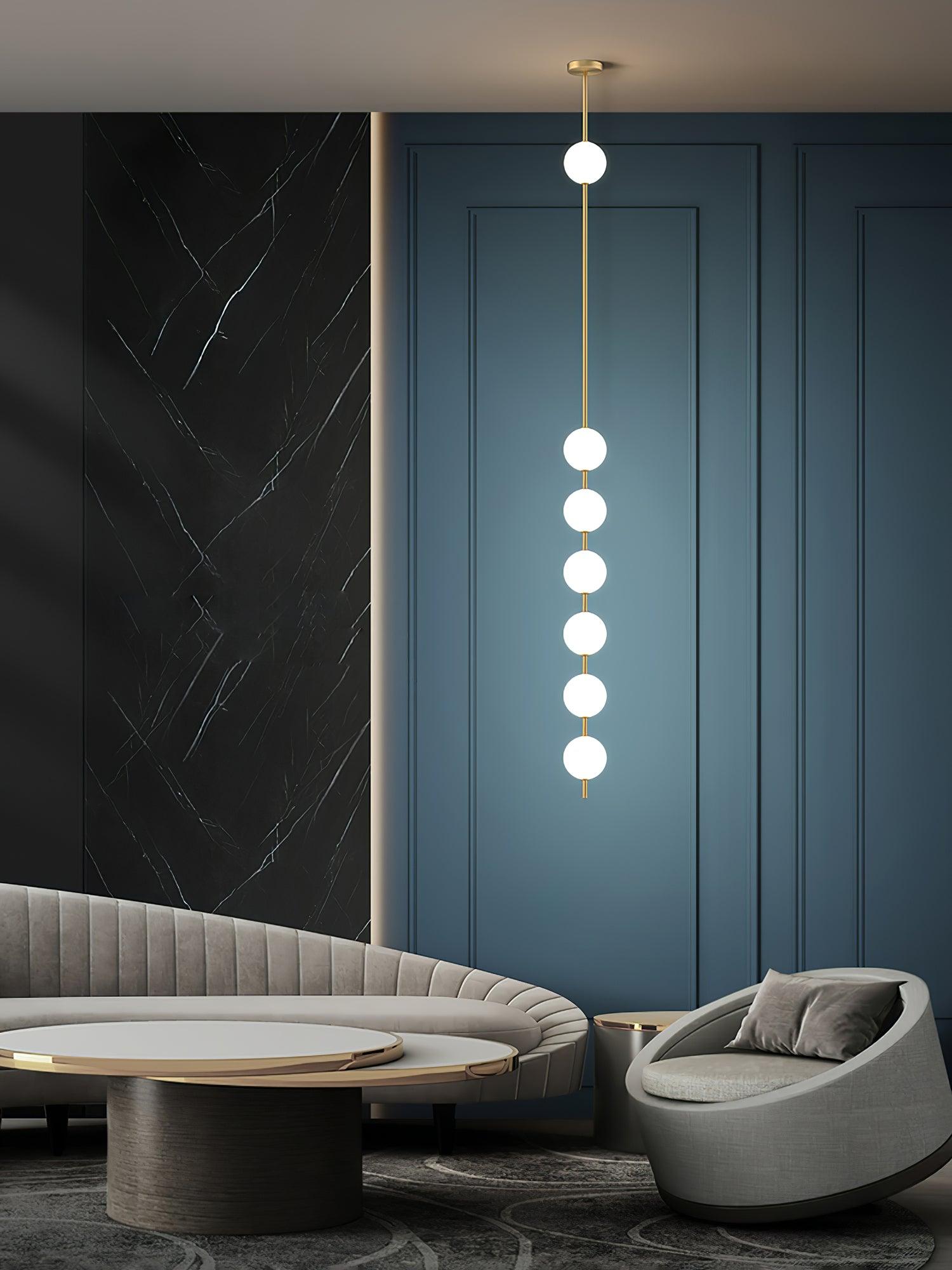 Halo Modern Brass Pendant Lamp - Lamp Outdoor