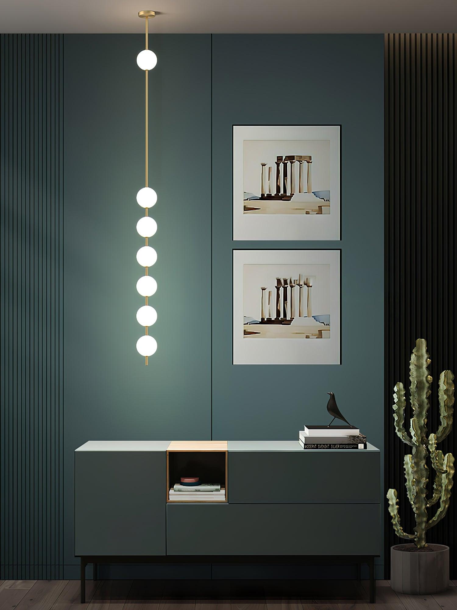 Halo Modern Brass Pendant Lamp - Lamp Outdoor