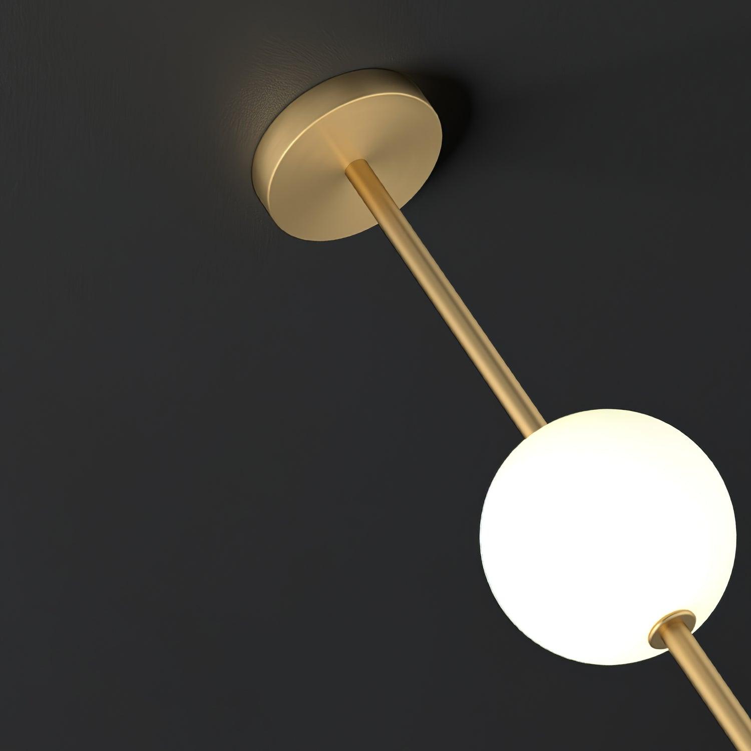 Halo Modern Brass Pendant Lamp - Lamp Outdoor