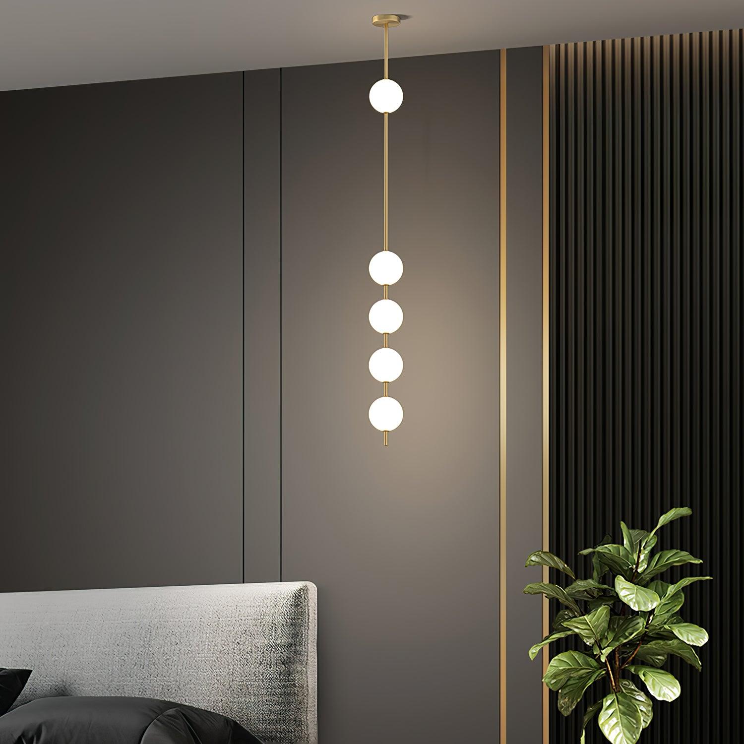 Halo Modern Brass Pendant Lamp - Lamp Outdoor