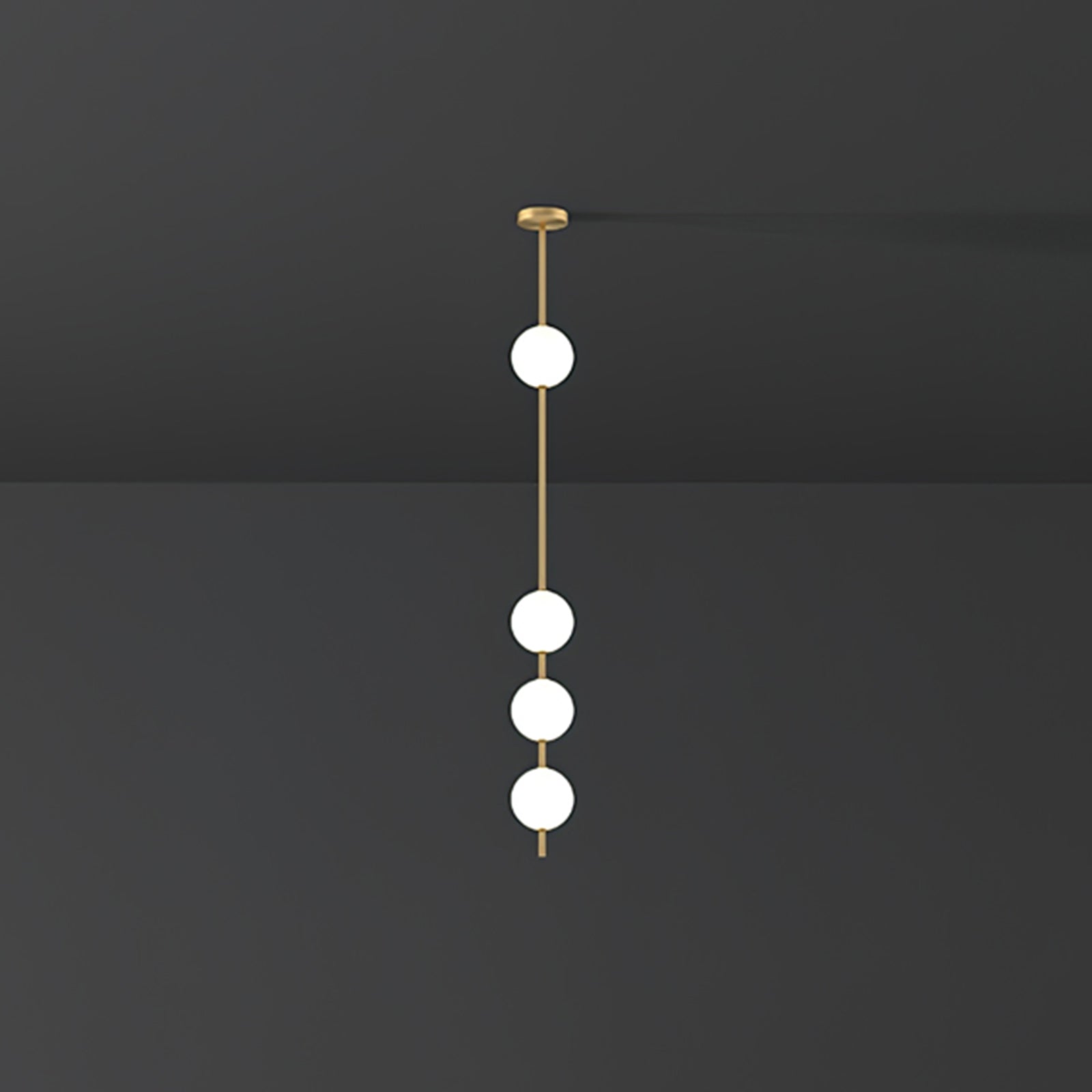 Halo Modern Brass Pendant Lamp - Lamp Outdoor