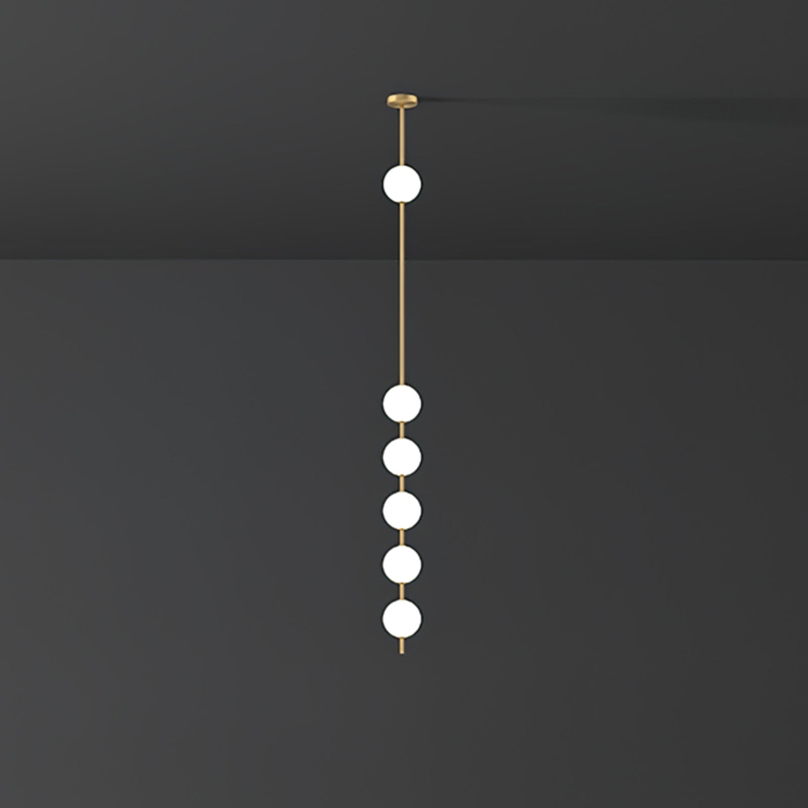 Halo Modern Brass Pendant Lamp - Lamp Outdoor