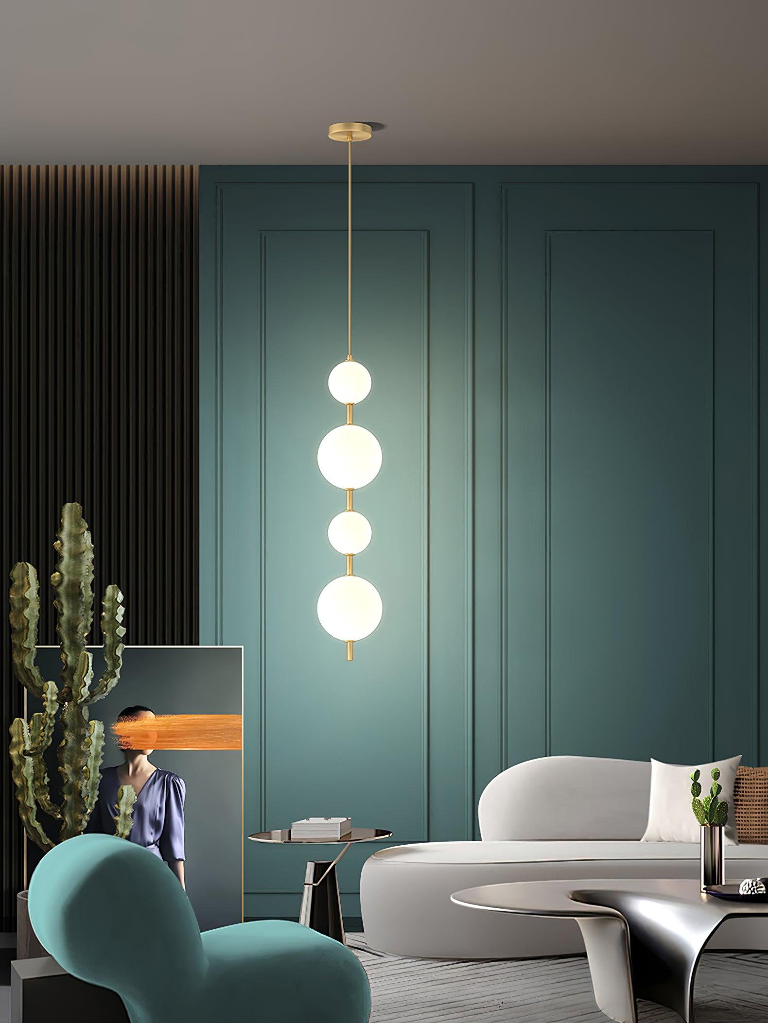 Vertical Globe Pendant Lamp - Lamp Outdoor