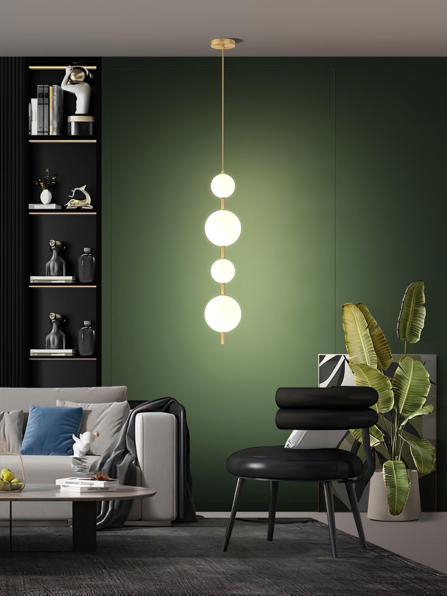 Vertical Globe Pendant Lamp - Lamp Outdoor