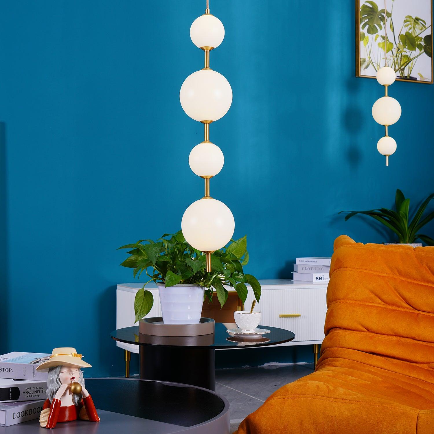 Vertical Globe Pendant Lamp - Lamp Outdoor