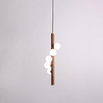Vertical Orb Timber Pendant Lamp - Lamp Outdoor