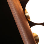 Vertical Orb Timber Pendant Lamp - Lamp Outdoor