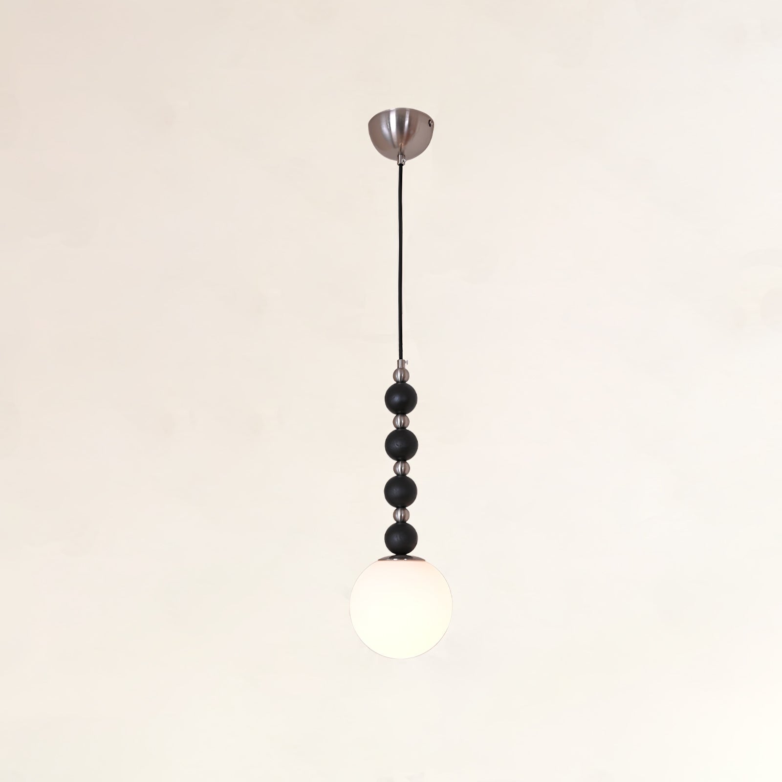 Vertical Walnut Balls Pendant Lamp - Lamp Outdoor