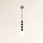 Vertical Walnut Balls Pendant Lamp - Lamp Outdoor
