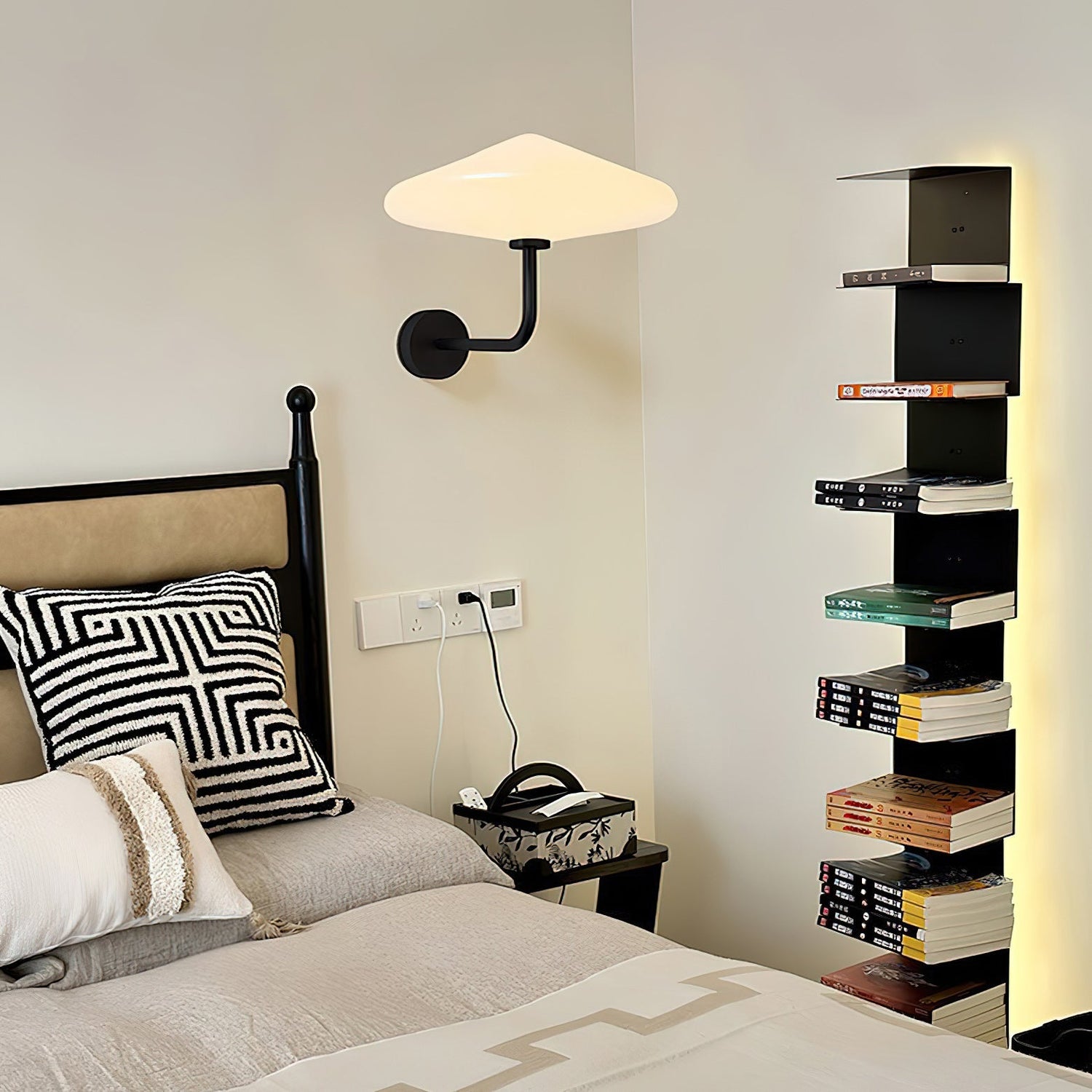 Vibla Modern Glass Wall Light