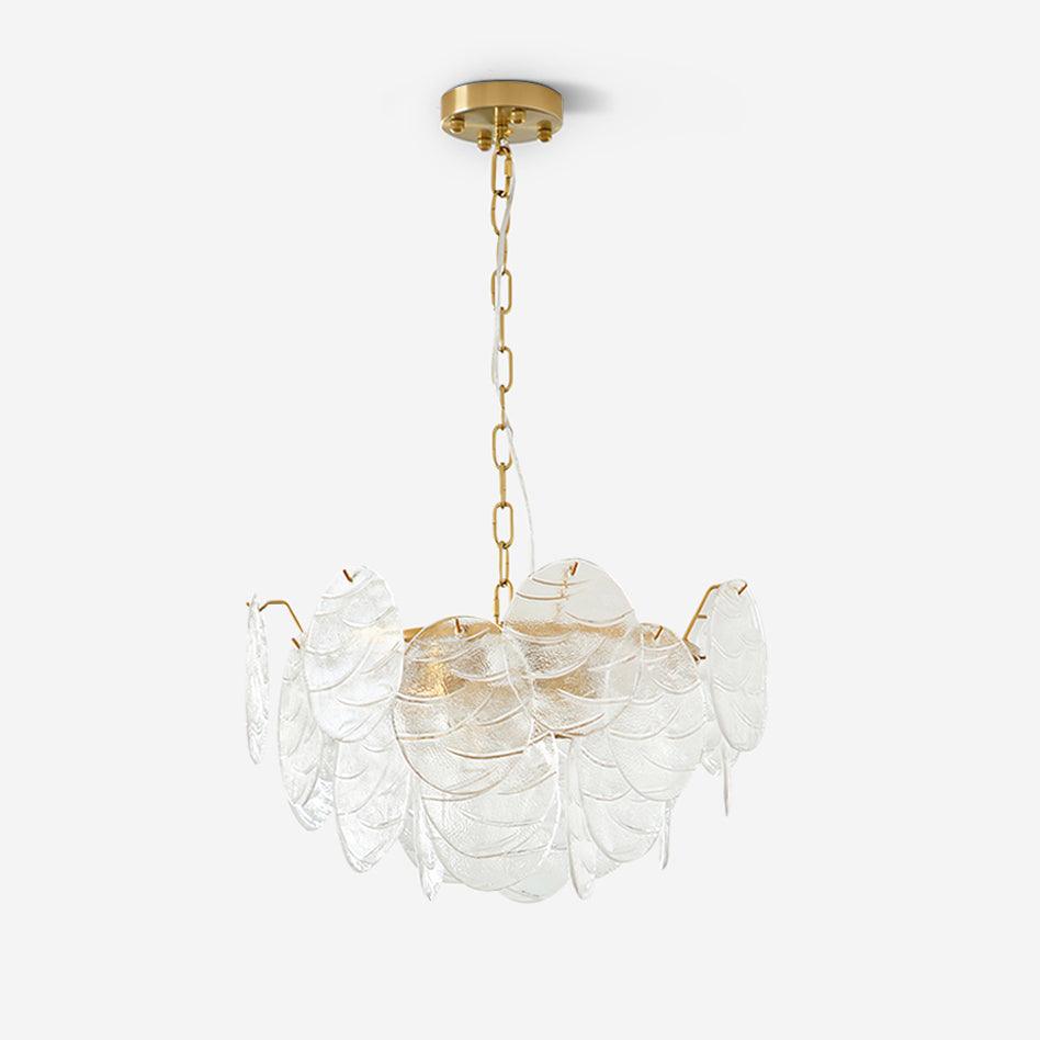 Leaf Vintage Glass Chandelier - Lamp Outdoor