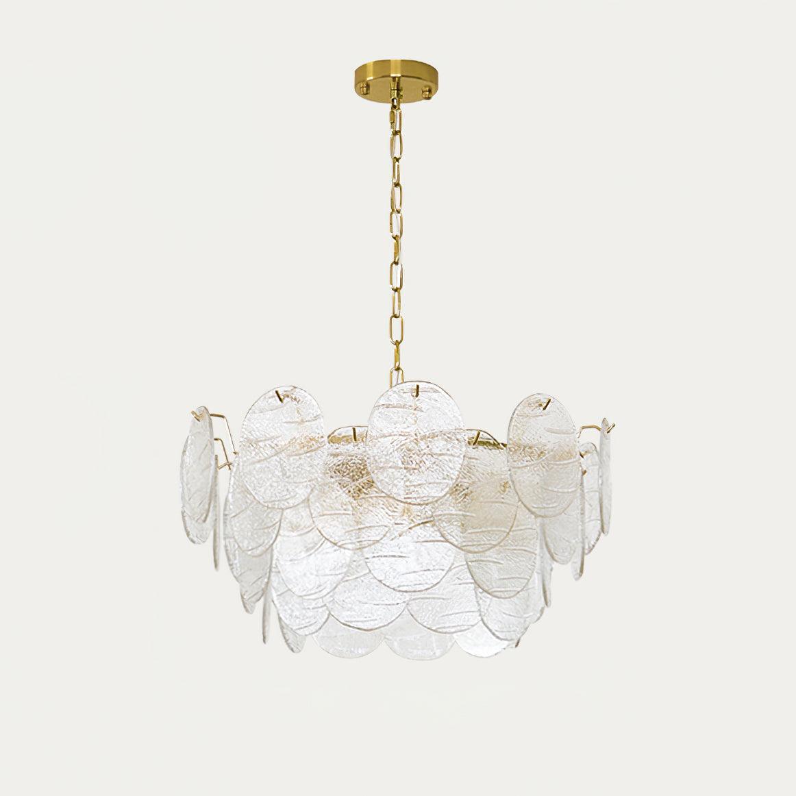 Leaf Vintage Glass Chandelier - Lamp Outdoor