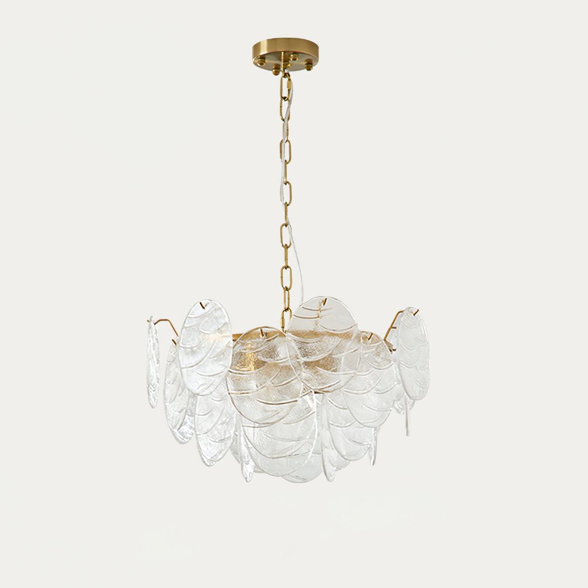 Leaf Vintage Glass Chandelier - Lamp Outdoor